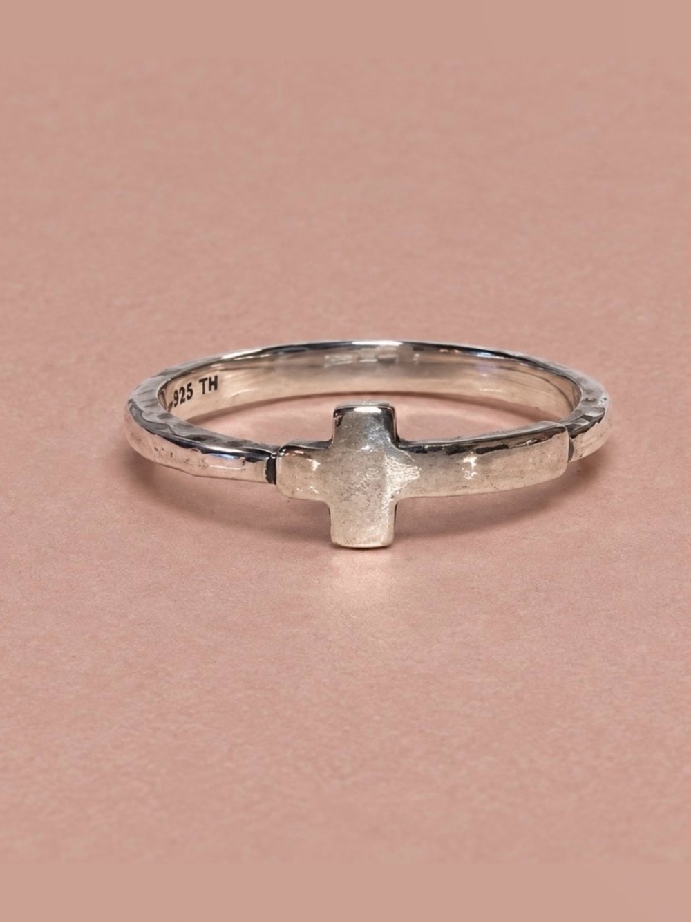 Silpada Sterling Silver 925 Simplex Cross Ring Size 8